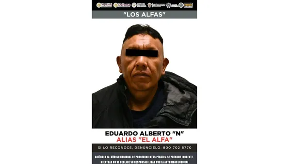 FGJEM detiene a Alberto alias "El Alfa" y a tres de su célula delictiva