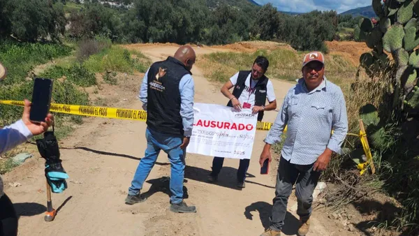 Tiradero de Otumba es clausurado tras protesta e intervención de Delfina Gómez