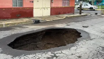 Vecinos de Neza les preocupa surgimiento de otro megasocavón