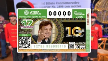 Hay 10 diseños diferentes de los billetes conmemorativos de la Lotería en homenaje a Juan Gabriel.