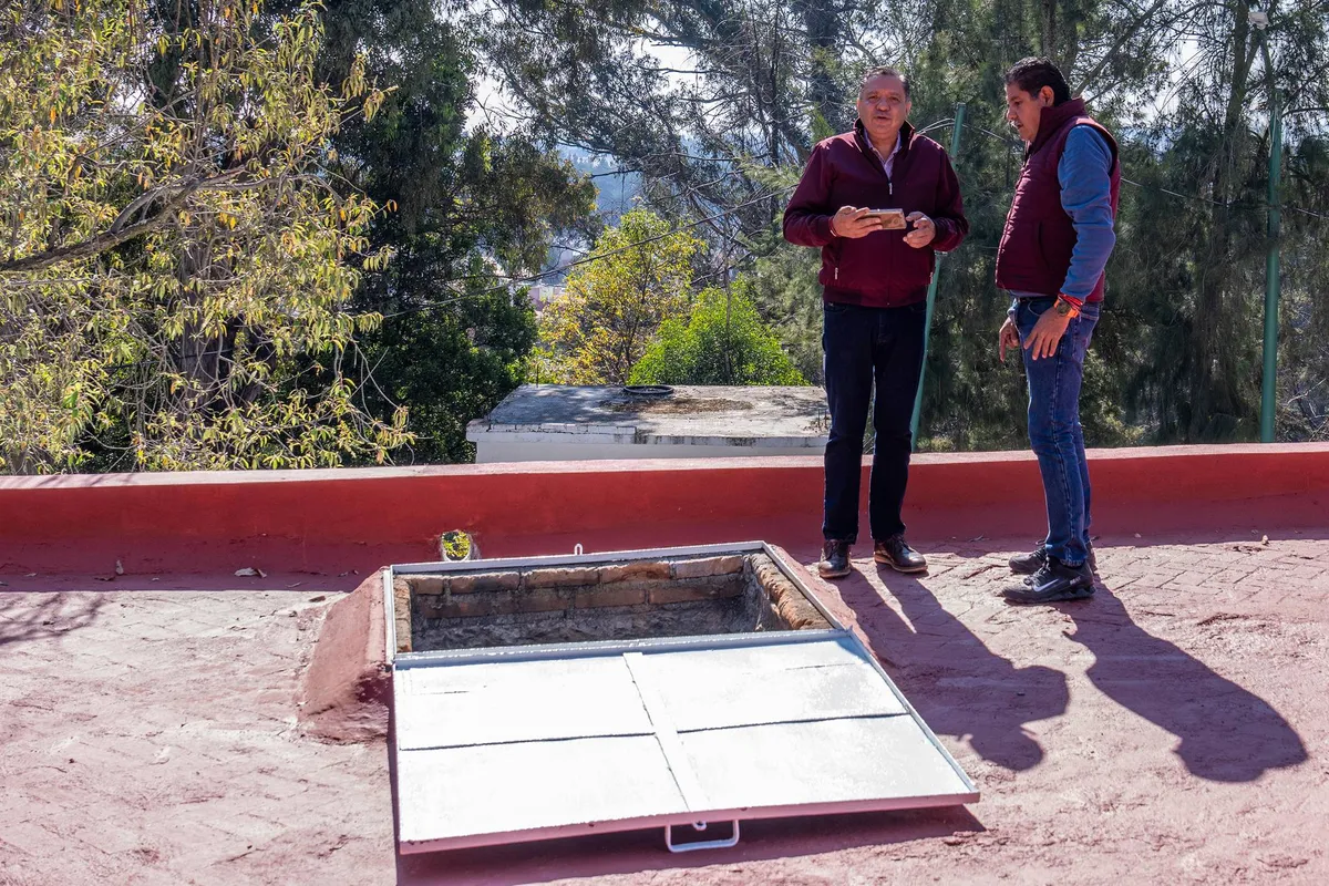 Aceleran mantenimiento del tanque “El Calvario” en Toluca