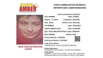 Alerta Amber: Se busca a José Carlos Panocha Cantú; desapareció en Toluca