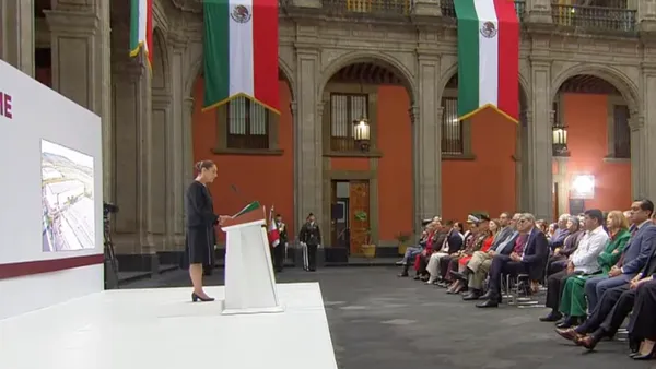 Claudia Sheinbaum durante su Primer Informe de Gobierno.