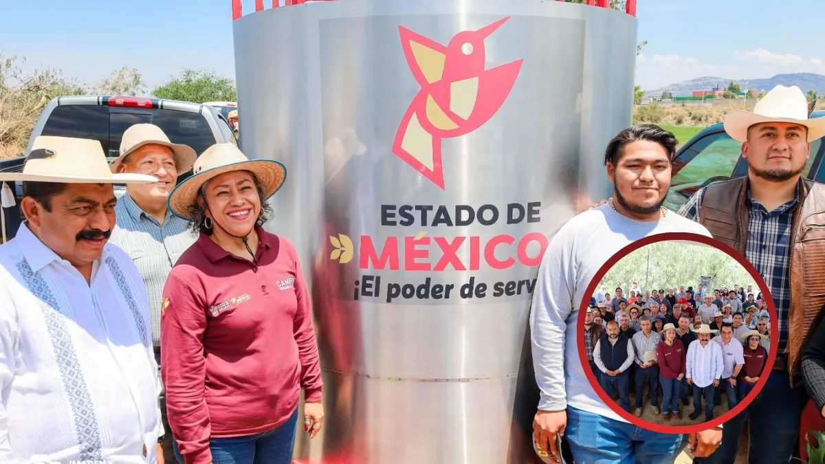 Texcoco y GEM realizan entrega de apoyo a campesinos; instalan olla de captación