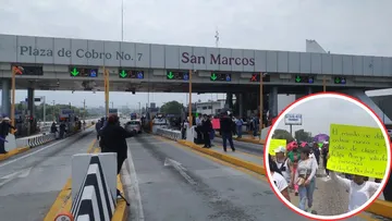 Docentes de Ixtapaluca toman caseta de la autopista México-Puebla