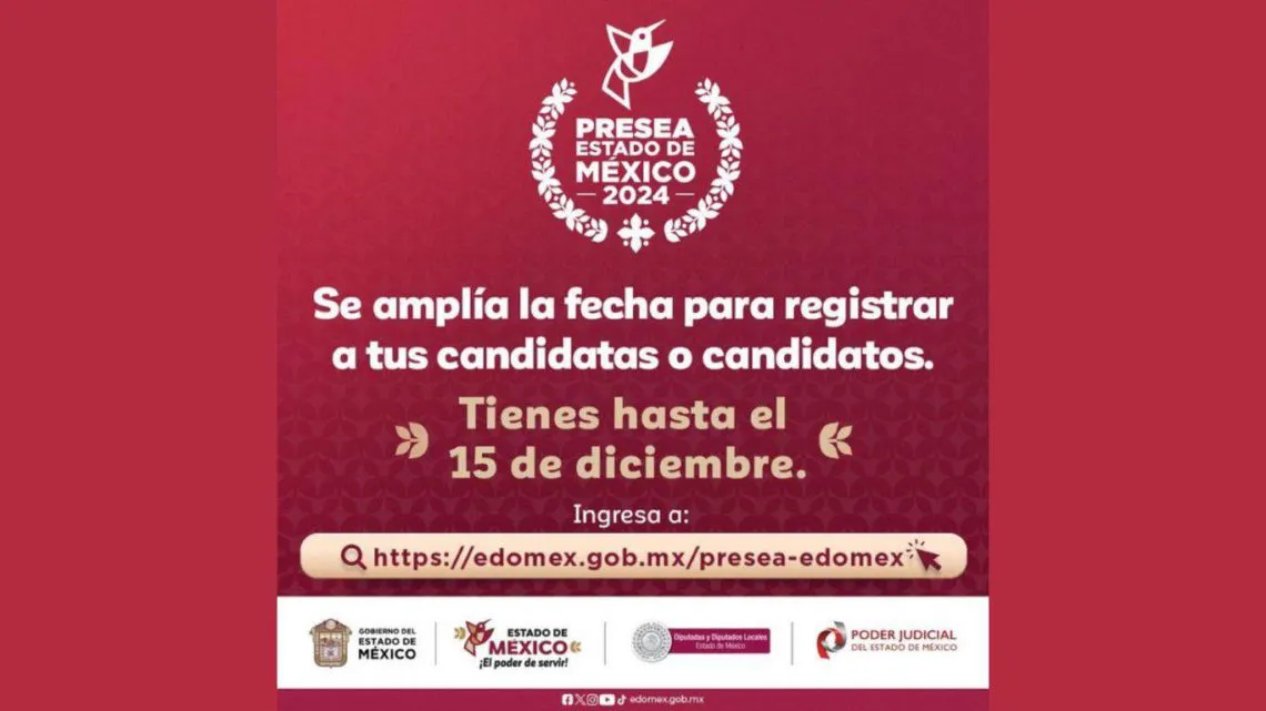 Edomex: Amplian del registro para la Presea “Leona Vicario” de Periodismo e Información