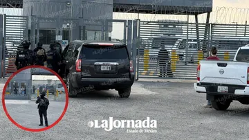 Ángel “N” exgobernador de Guerrero arriba al penal de El Altiplano