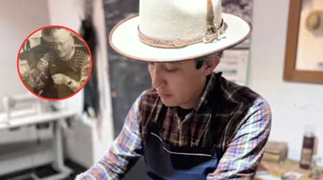 Rodrigo Guerrero crea piezas de autor: La tradición sombrerera que avanza con el siglo