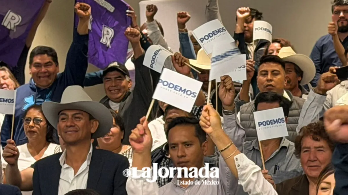 Partidos dan bienvenida a Podemos, será el octavo partido mexiquense