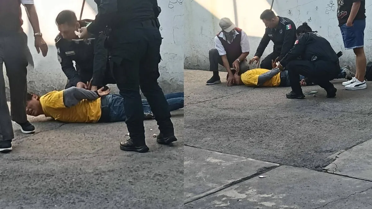 Autoridades detienen a sujeto que fotografiaba a alumnos de primaria en Atizapán