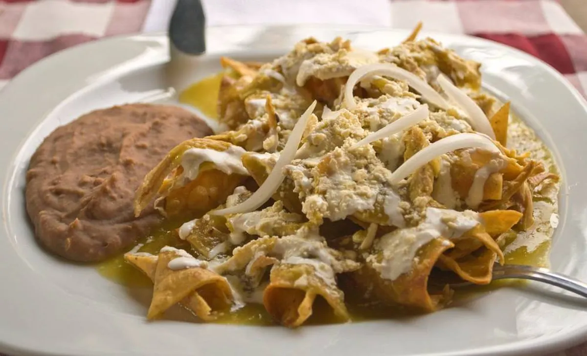 Con los chilaquiles no