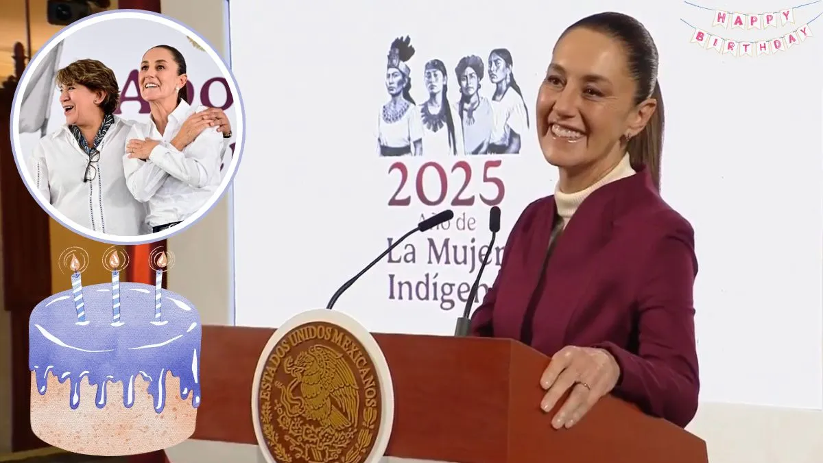 Delfina Gómez y gobernadores felicitan a Sheinbaum por su cumpleaños
