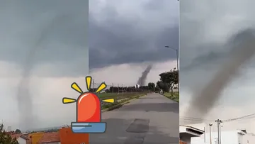 Cola de agua se forma en el Valle de Toluca tras lluvia hoy 20 de mayo [VIDEO]