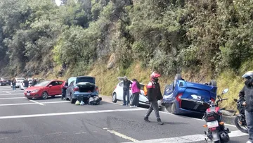 Accidente en la México-Toluca provoca caos hoy 24 de marzo