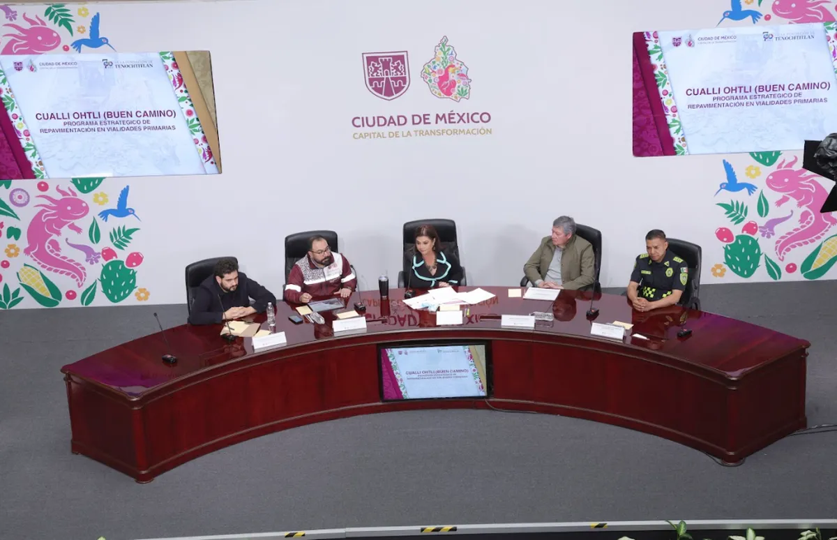 Arranca Cualli Ohtli, megaprograma para pavimentar la CDMX