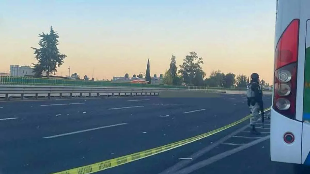 Arrollan a dos personas en la México–Pachuca