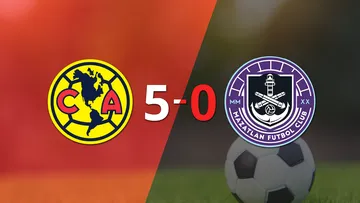 Álvaro Fidalgo y Víctor Dávila le dan triunfo por 5-0 a Club América con sendos dobletes