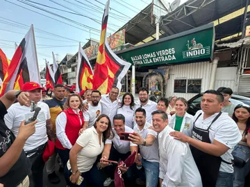 Isaac Montoya recibe un fuerte impulso de la comunidad del Bazar de Lomas Verdes