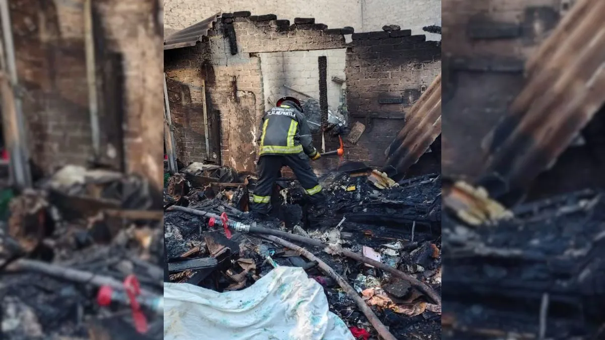 Madre e hijo mueren tras incendio en su vivienda en San Isidro Ixhuatepec, Tlalnepantla