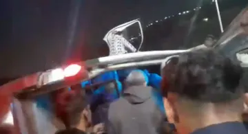Vuelca combi en la México-Pachuca [VIDEO]