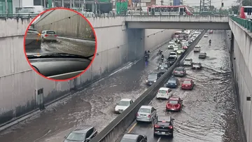 Encharcamientos afectan Alfredo del Mazo y Las Torres en Toluca