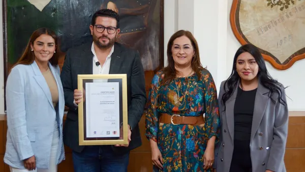 Obtiene Palacio de Gobierno de Almoloya de Juárez certificación como espacio libre de violencia de género