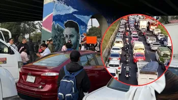 ¡Caos vial en Iztapalapa! Carniceros bloquean Zaragoza rumbo al Aeropuerto