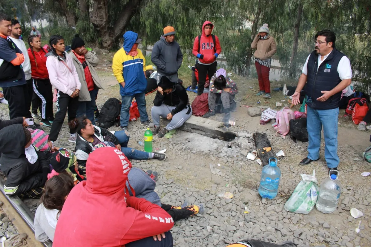 Huehuetoca: CODHEM lleva atención integral a migrantes
