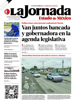 La Jornada Edomex | 30 de agosto de 2026