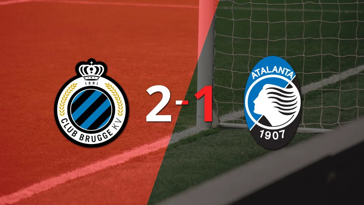 Club Brugge vence a Atalanta con gol agónico en la ida