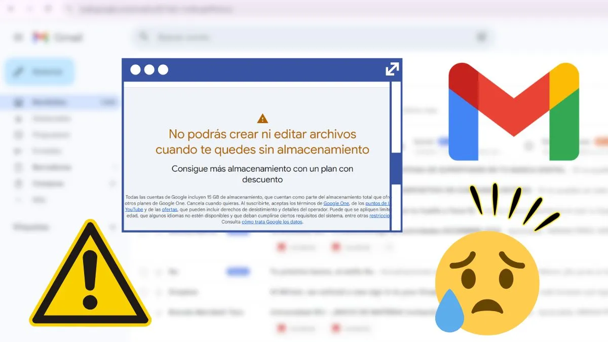 Así puedes liberar espacio de tu almacenamiento de Gmail