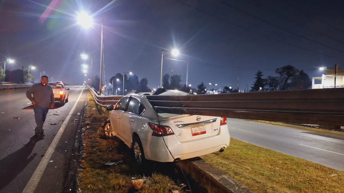 Mañana de accidentes en Toluca