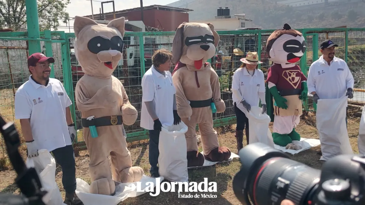 Delfina Gómez supervisa limpieza de la Presa Ángulo para evitar afectaciones a 50 mil personas