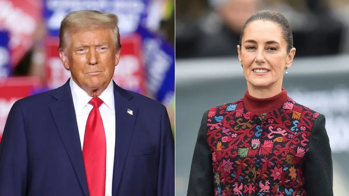 Trump cubre de elogios a Claudia Sheinbaum