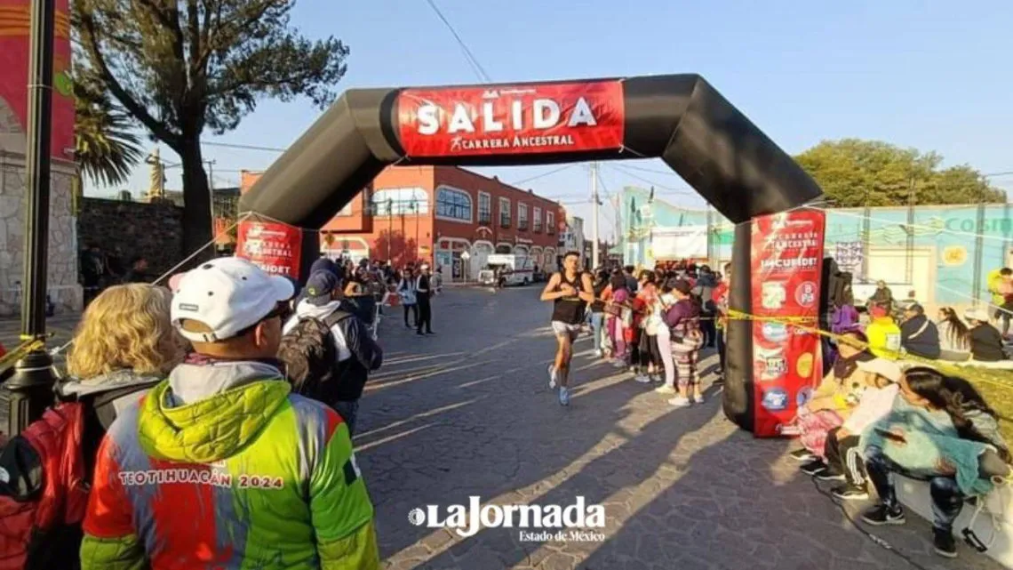 Teotihuacán reúne a mil deportistas en primera Carrera Ancestral