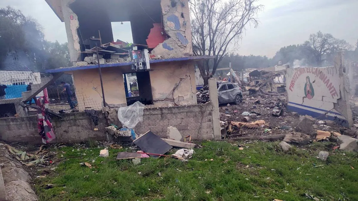 Identifican a víctima mortal de explosión en Tultepec