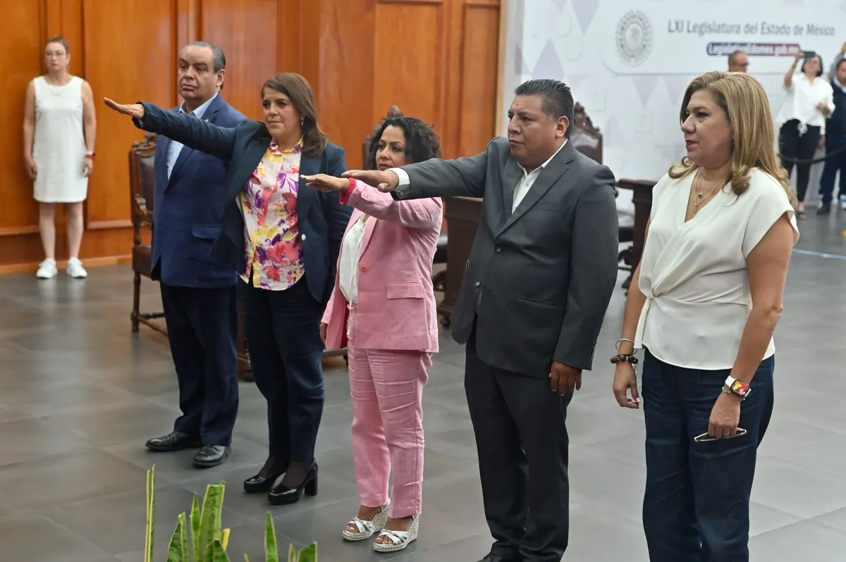 Se integran suplentes al Congreso mexiquense