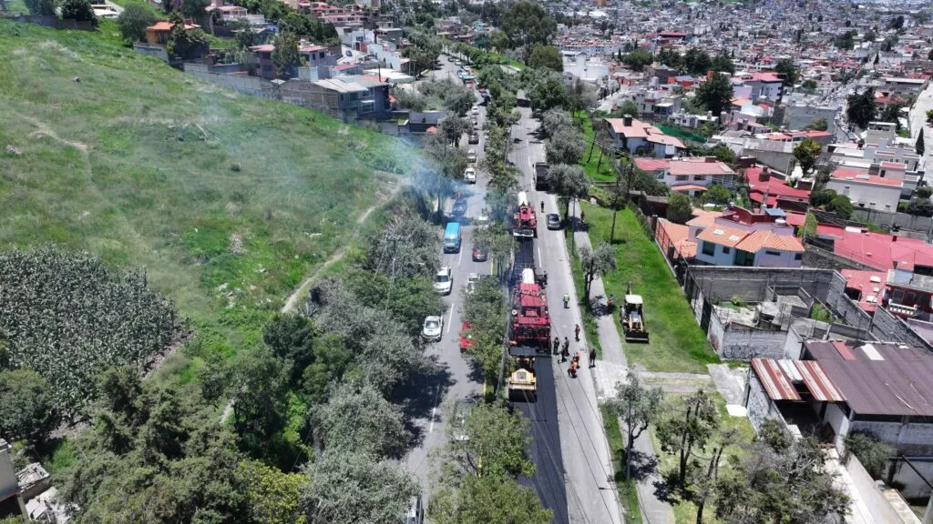 Inicia Toluca repavimentación de Paseo Matlatzincas con el “Diablo Dragón”