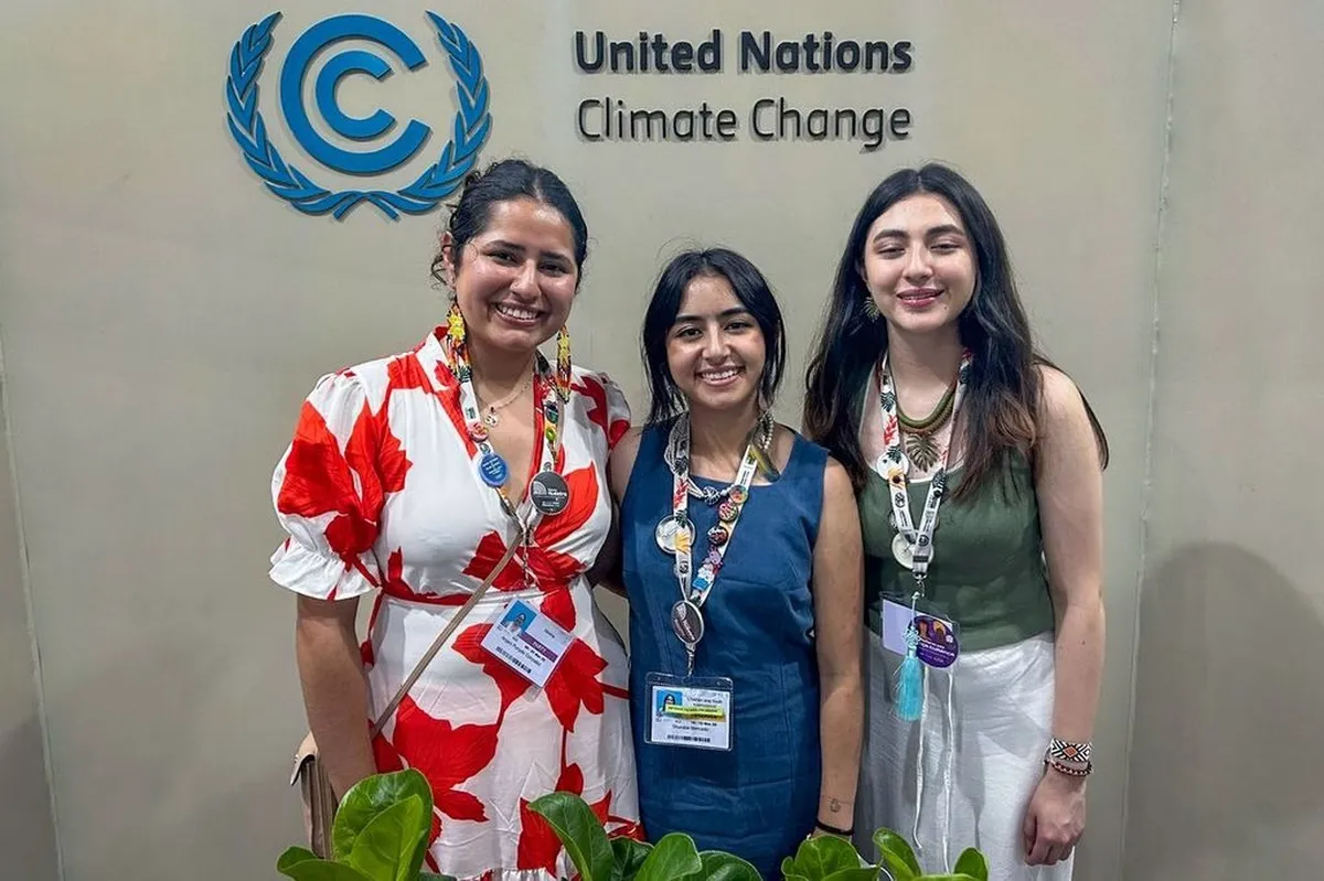 Egresada de la UAEMéx representa a juventudes mexicanas en la COP 30