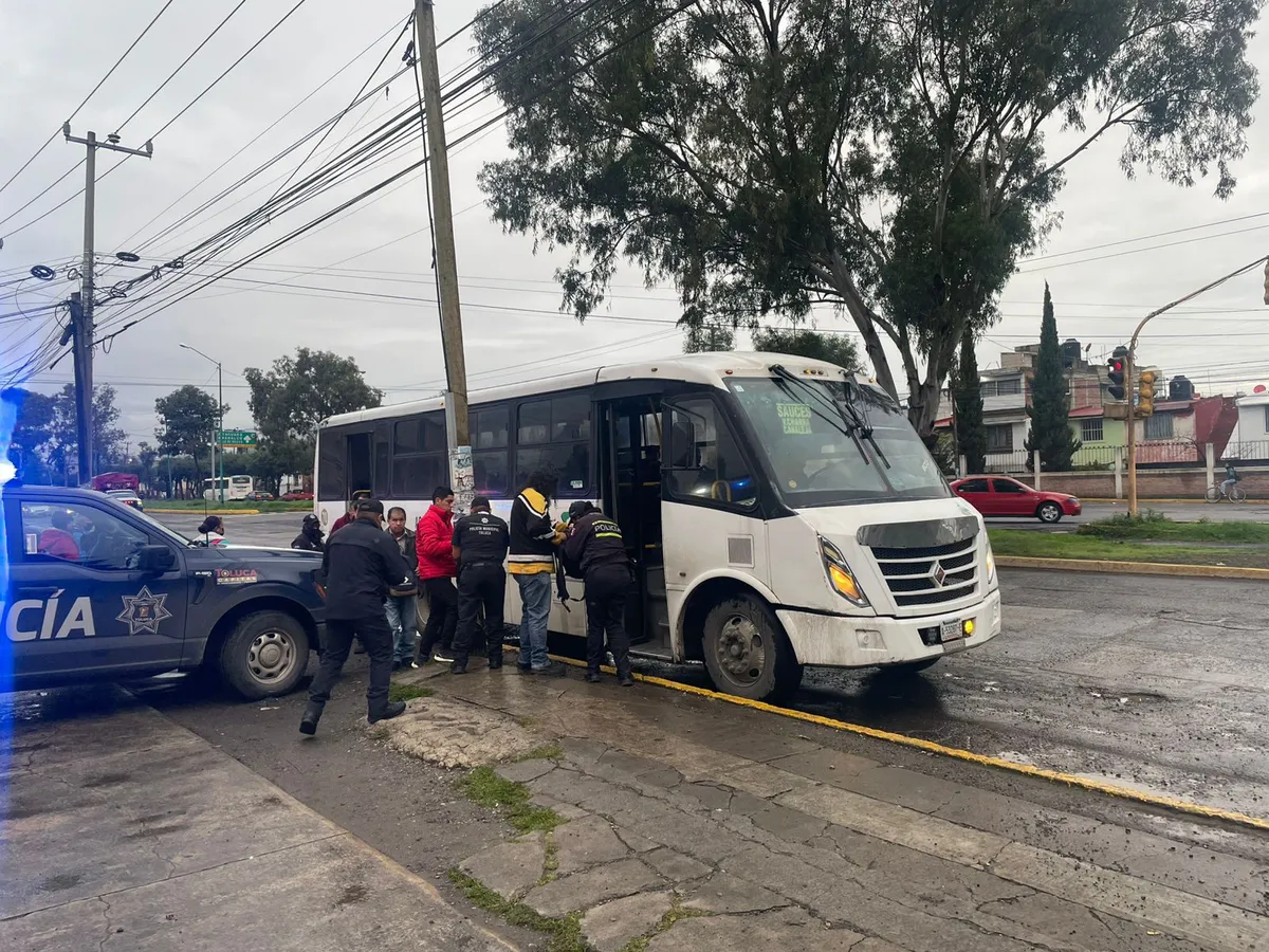 Refuerza Toluca vigilancia para proteger a peatones y usuarios del transporte público