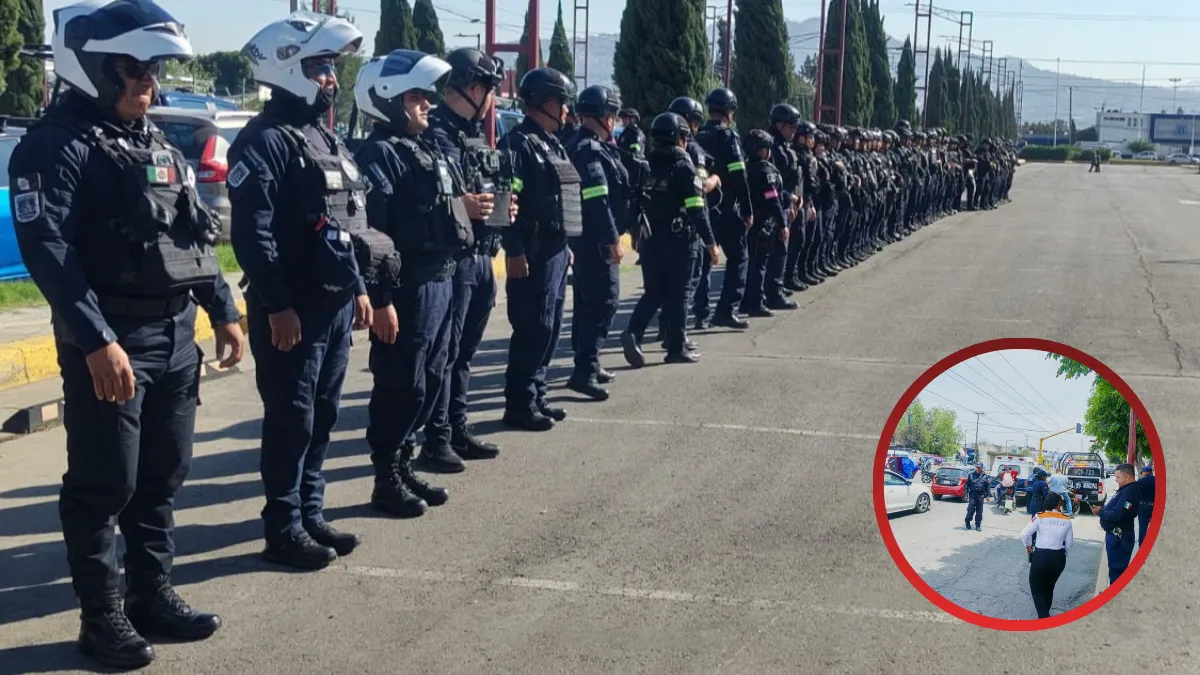 Autoridades blindan accesos a Valle de Chalco