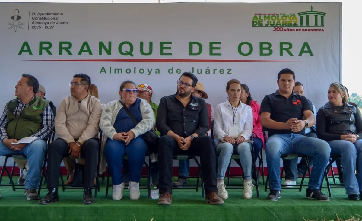 Continúa Adolfo Solis la transformación de Almoloya de Juárez: inicia panteón en San Francisco Tlalcilalcalpan y drenaje