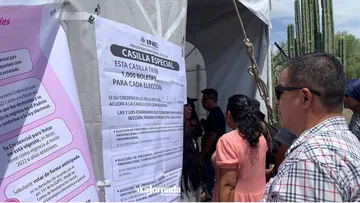 Teotihuacán: Esperan más de dos horas para votar en casilla especial
