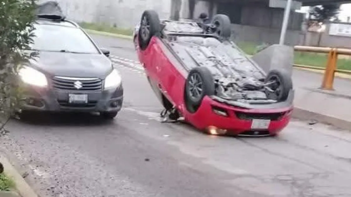 ¡Cuidado! Se registra fuerte accidente en la López Portillo rumbo a La Maquinita