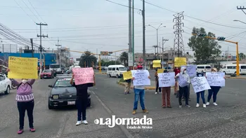 Los manifestantes expresaron su temor a que el presunto responsable continúe afectando a comerciantes de la zona.