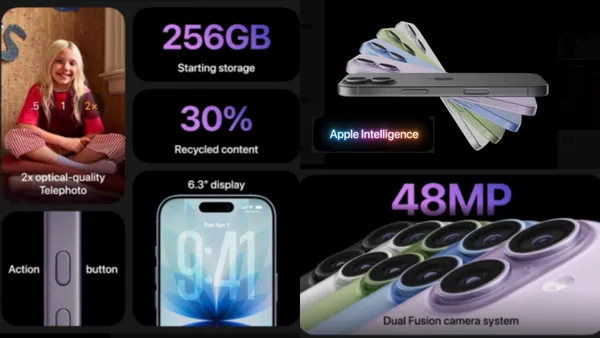 El iPhone 17 trae pantalla más grande, nuevo procesador A19 y cámaras de 48MP con inteligencia artificial.