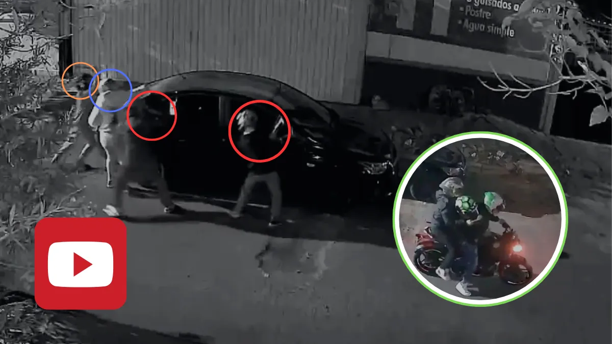 El momento exacto en que destrozan auto en la Agrícola Oriental, Iztacalco.