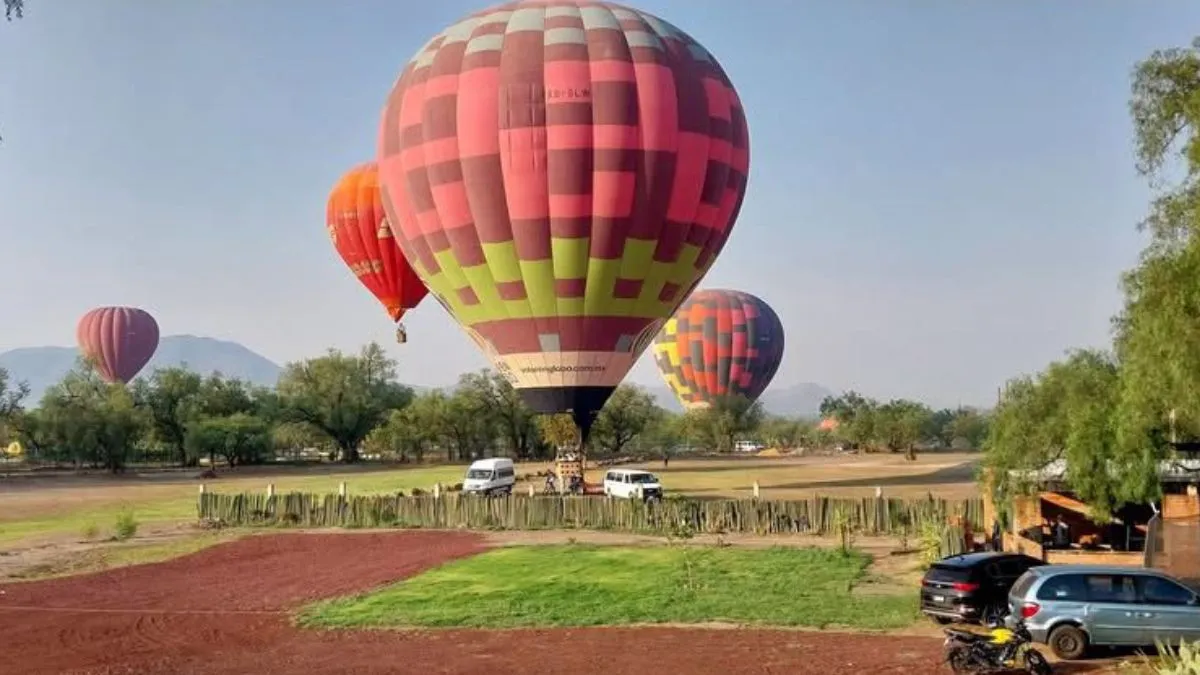 Los hechos ocurrieron cuando a pesar de las malas condiciones del clima, un globo de Vive Vuela se elevó para dar el paseo turístico.