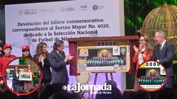Lotería Nacional dedica billete y sorteo a la Selección Mexicana