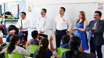Delfina Gómez aporta en infraestructura escolar en Tenancingo, Ocuilan y Malinalco